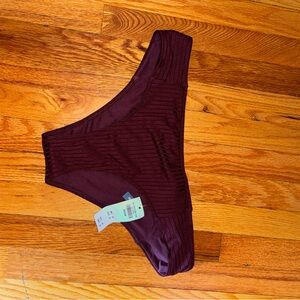 Abercrombie & Fitch Deep Burgundy Bikini Bottom